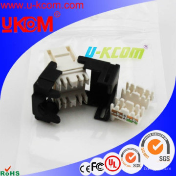 Pass Fluke Test RJ45 Cat6 UTP toolless Keystone Jack